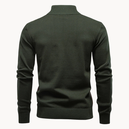 Lakeside Textured Quarter Zip Sweater