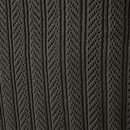 Eldridge Ribbed Zip Polo