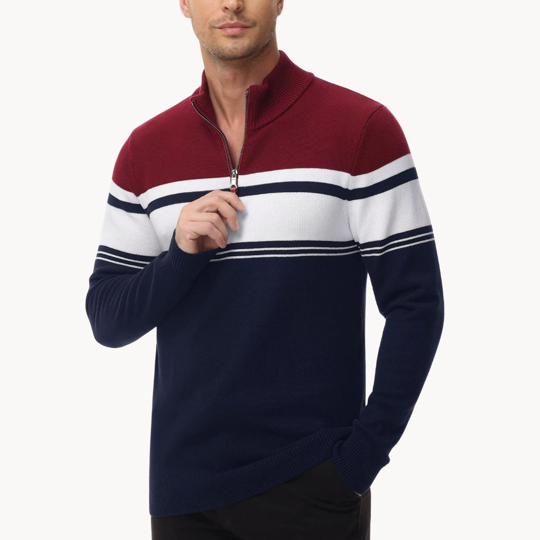 Renard Knit Zip Sweater