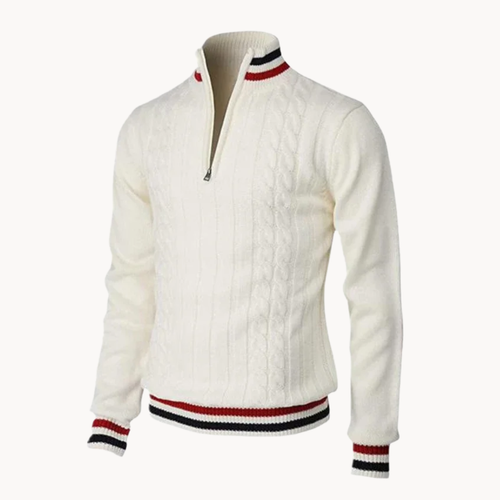 Carlisle Cable Quarter Zip Sweater