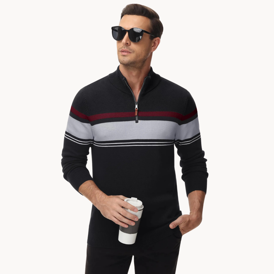 Renard Knit Zip Sweater