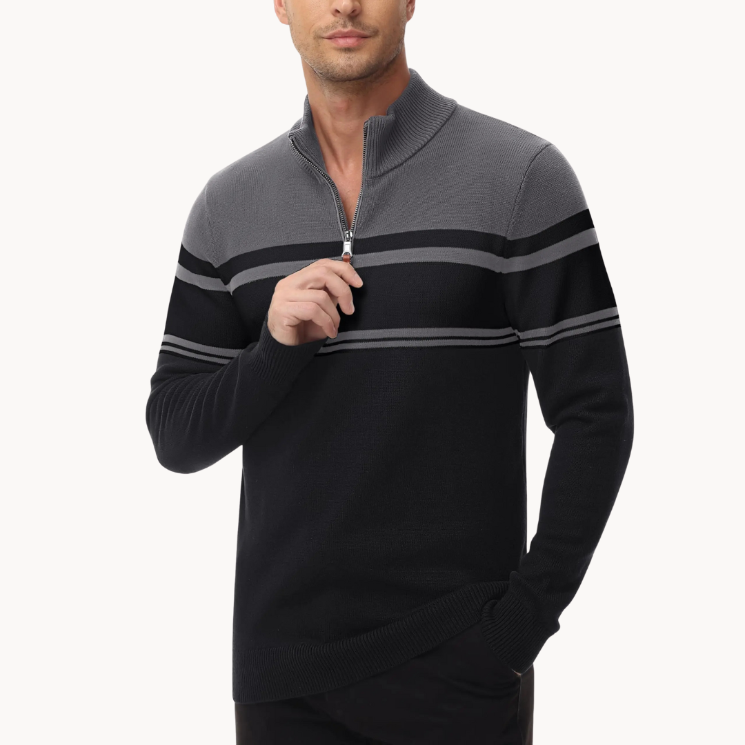 Renard Knit Zip Sweater