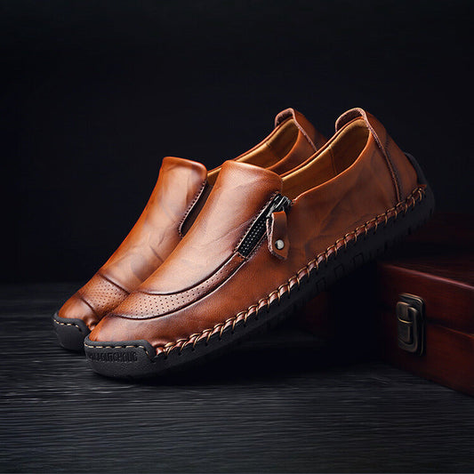 Marino Genuine Leather Slip-On Shoes