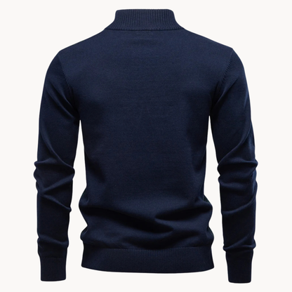 Lakeside Textured Quarter Zip Sweater