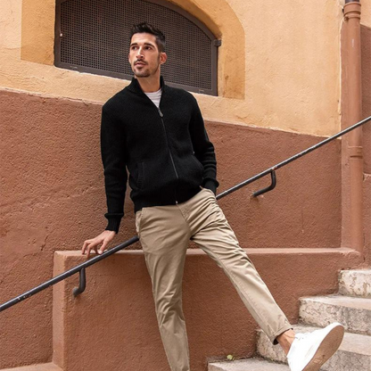 Zenith Zip Neck Sweater