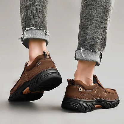 Leone Genuine Leather Slip-On Shoe