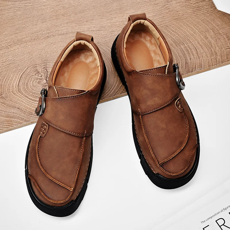 Armanio Genuine Leather Slip-On Shoe