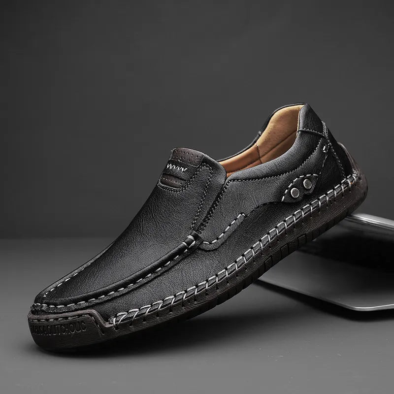 Romano Genuine Leather Slip-On Shoe