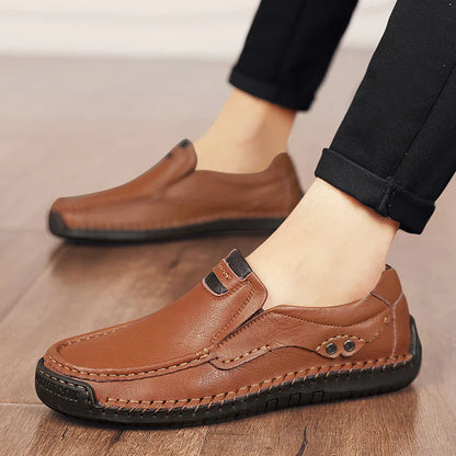 Romano Genuine Leather Slip-On Shoe