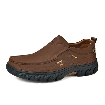 Leone Genuine Leather Slip-On Shoe
