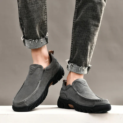 Leone Genuine Leather Slip-On Shoe