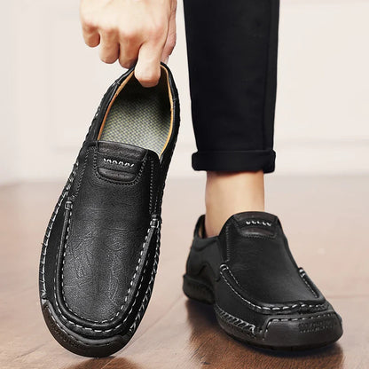 Romano Genuine Leather Slip-On Shoe