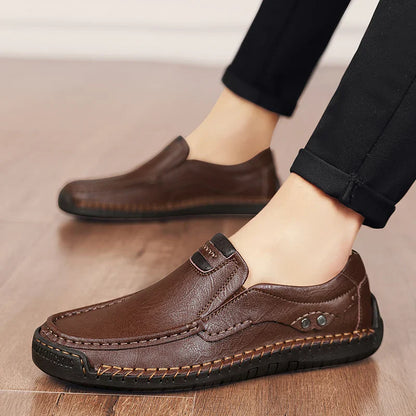 Romano Genuine Leather Slip-On Shoe