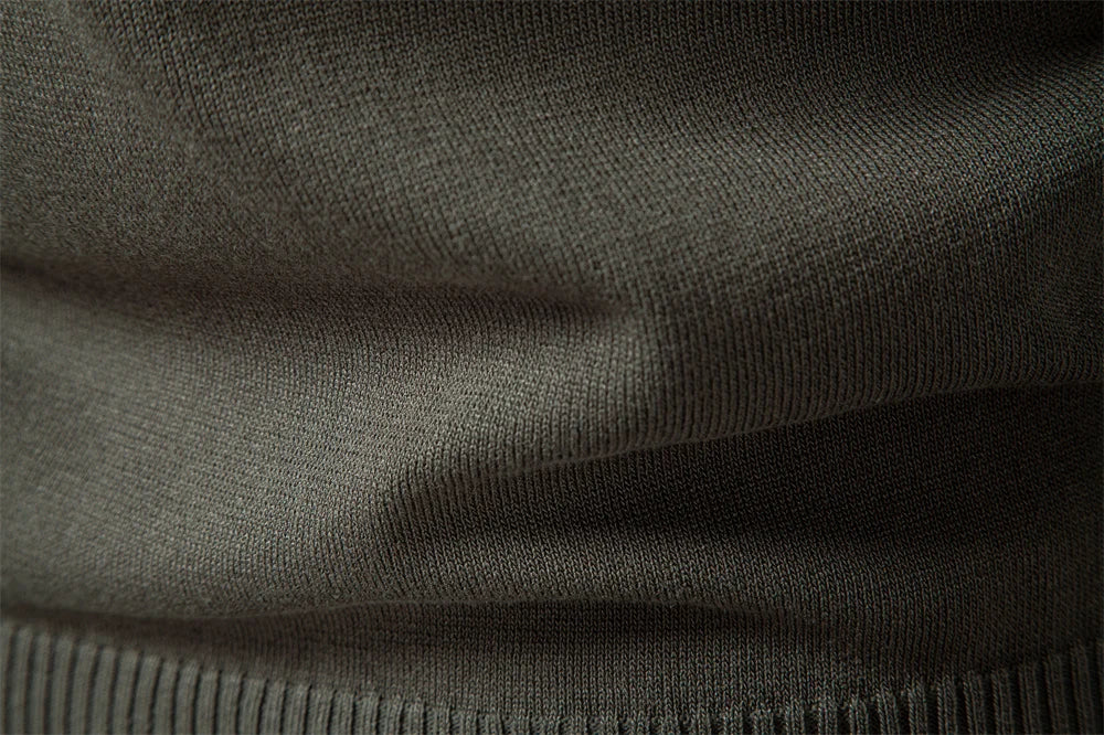 Eldridge Ribbed Zip Polo