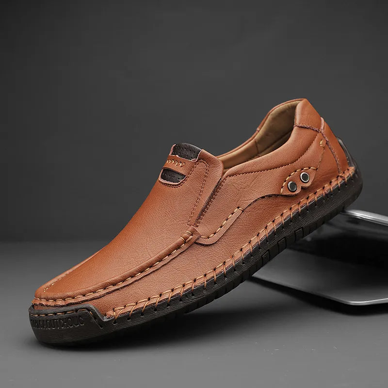 Romano Genuine Leather Slip-On Shoe