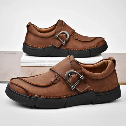 Armanio Genuine Leather Slip-On Shoe