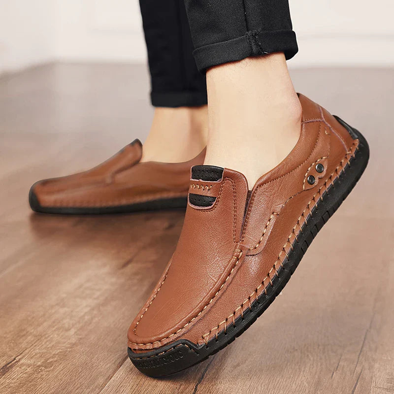 Romano Genuine Leather Slip-On Shoe
