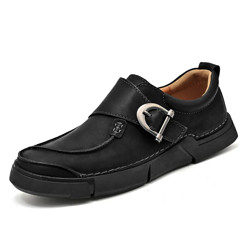 Armanio Genuine Leather Slip-On Shoe