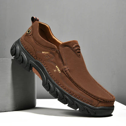 Leone Genuine Leather Slip-On Shoe