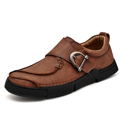 Armanio Genuine Leather Slip-On Shoe